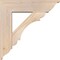 Ekena Millwork Olympic Traditional Smooth Bracket w/ Offset Brace, Douglas Fir, 7 1/2"W x 28"D x 28"H BKT0806X28X28OLY01SDF - alternate 3